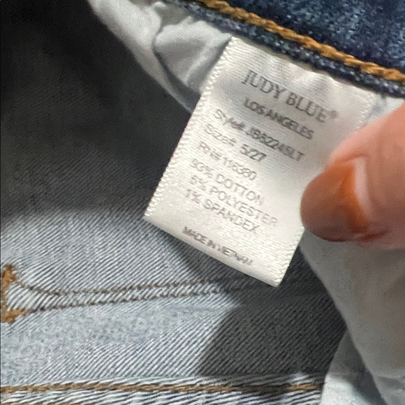 Judy Blue Lucky Charms Paint Splatter Boyfriend Distressed Jeans Vintage Slim - Picture 14 of 15